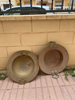 Brasero di rame antico