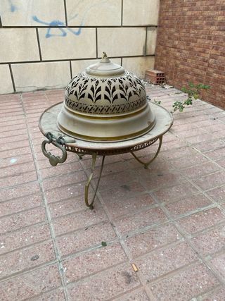 Brasero di rame antico