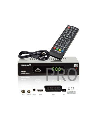 Receptor de cable DVB-C FTA PremiumX