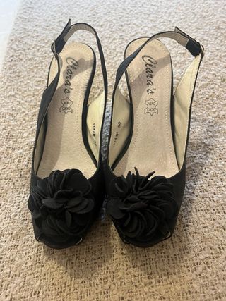 Sandalias Clara's Negras Talla 36