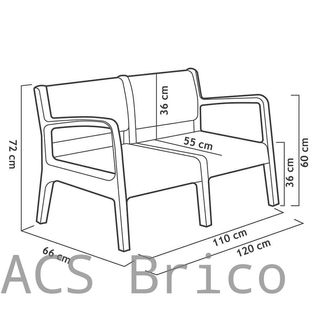 Mobili da Giardino Miami Grafite