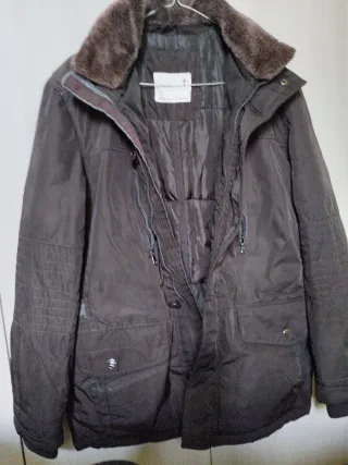 Chaqueta hombre abrigo marrón