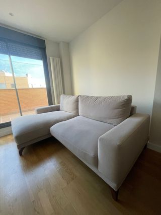 Divano Chaise Longue Beige