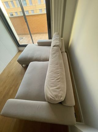 Divano Chaise Longue Beige