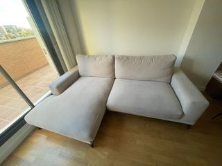 Divano Chaise Longue Beige