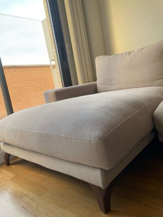 Divano Chaise Longue Beige