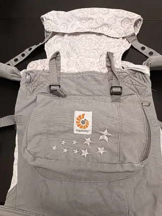 Mochila Portabebés Ergobaby Gris Estrellas