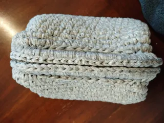 Borsa a mano uncinetto chiusura 20 cm