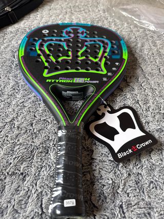 Pala pádel Black Crown Pitón Attack 15K
