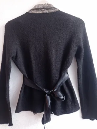 Chaqueta Oxyho Beige y Negra