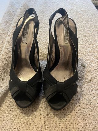 Sandalias de tacón negras La Strada