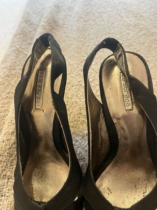 Sandalias de tacón negras La Strada