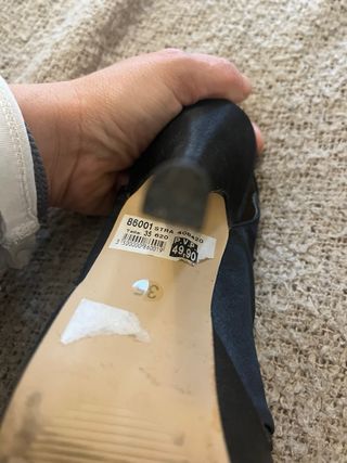 Sandalias de tacón negras La Strada