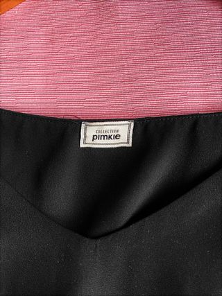Blusa Pimkie sin mangas negra Talla L