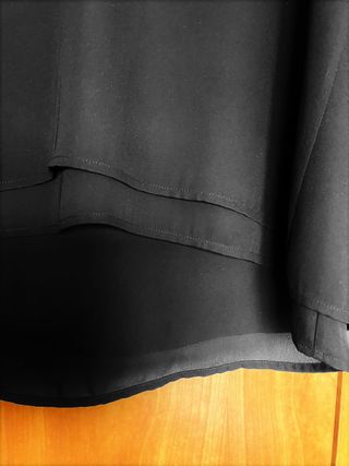 Blusa Pimkie sin mangas negra Talla L