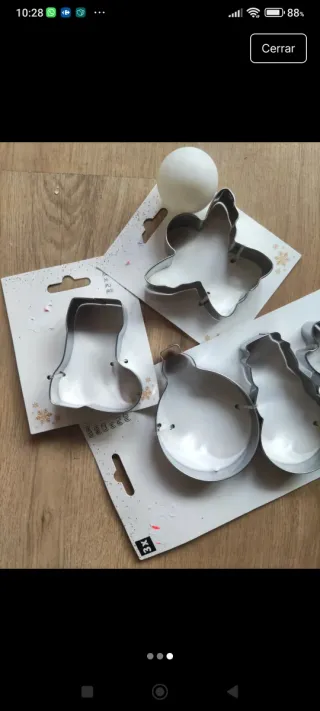 Moldes Navideños Galletas Metal