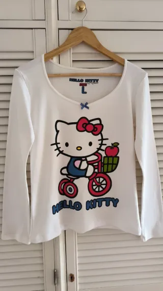 Camiseta Hello Kitty Oysho Talla L