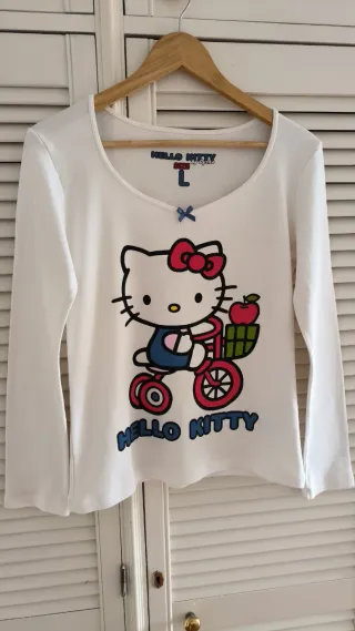 Camiseta Hello Kitty Oysho Talla L