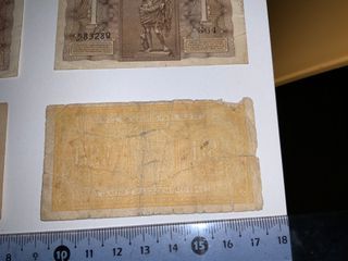 Lotto 4 Banconote Italia 1 e 2 Lire 1939-1944