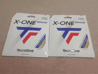 2 Cuerdas Tenis Tecnifibre X-One Biphase