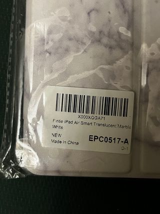 Funda iPad Air Marble Translucida