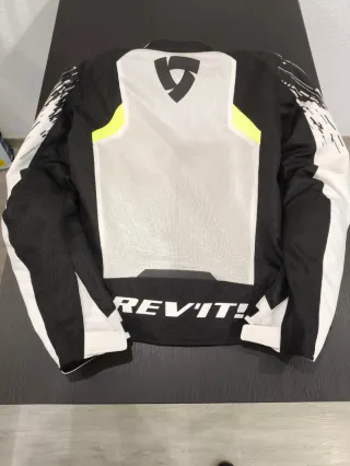 Chaqueta Moto Rev'it Negra Blanca
