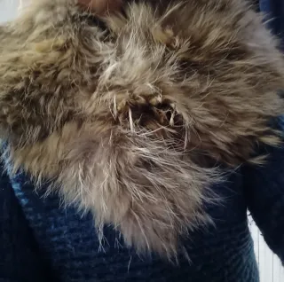 Collo pelliccia nuovo, vintage