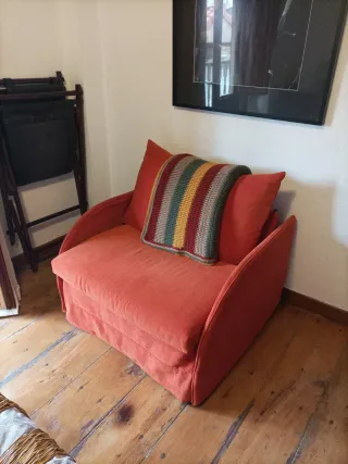 Sillón Cama Naranja