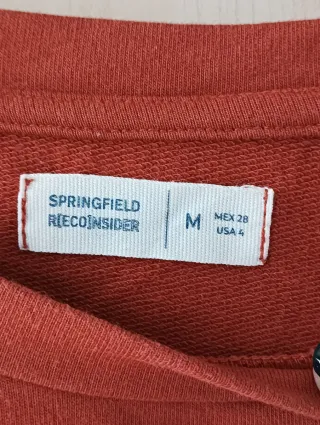 Sudadera Springfield bordada Talla M