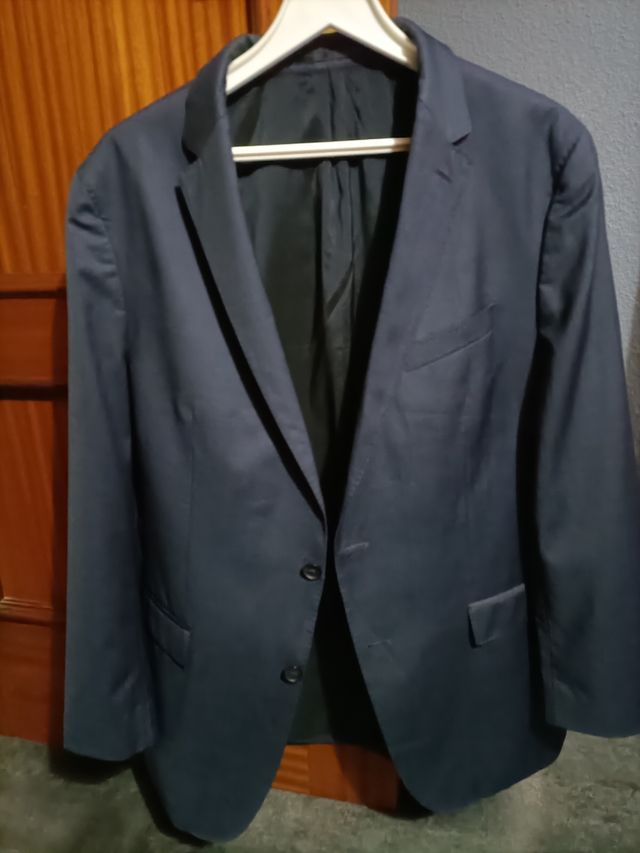 Americana Hugo Boss Azul Talla 54