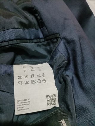 Americana Hugo Boss Azul Talla 54