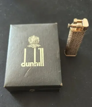 Encendedor Dunhill Señorita Chapado Oro
