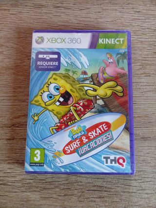 Bob Esponja Surf & Skate ¡Vacaciones! Xbox 360 Kin