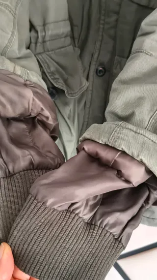 Chaqueta militar hombre verde