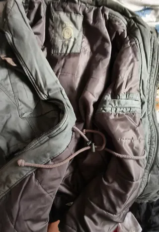 Chaqueta militar hombre verde
