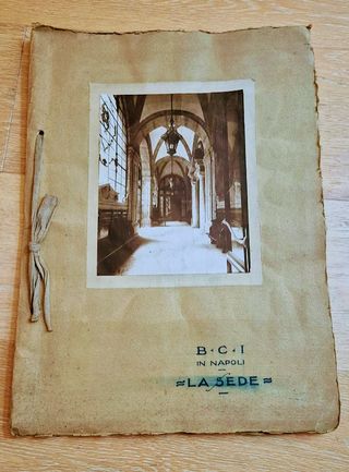Brochure fotografica d'epoca - Banca Commerciale