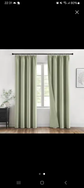 Tende Verdi Opache (140x245 cm)