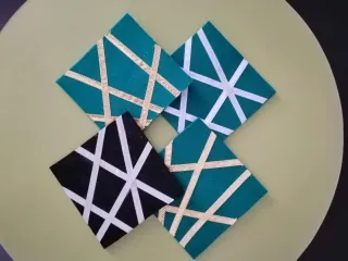 Posavasos Navideños de Fieltro (4 unidades)