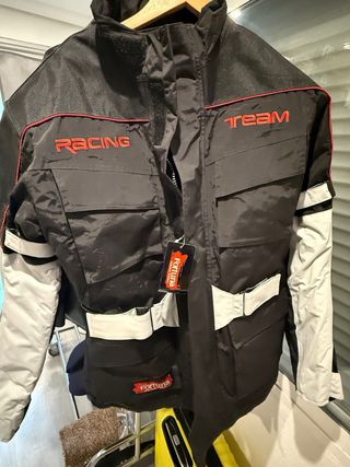 Chaqueta de moto Racing Negra Talla L