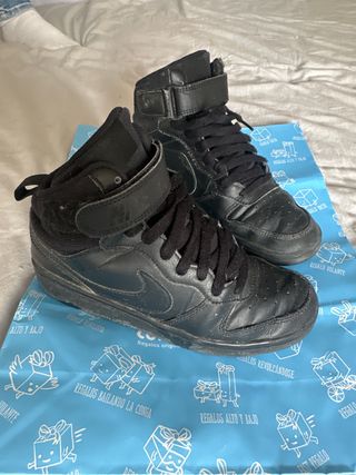 Deportivas Nike Court Borough Mid 2 Negras