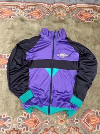 Chaqueta Reebok Vintage 90s Morado/Negro