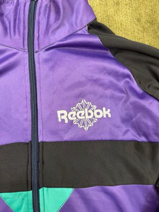 Chaqueta Reebok Vintage 90s Morado/Negro