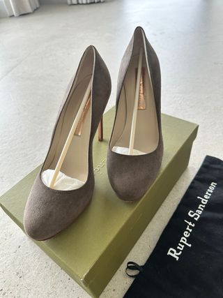 Zapatos de tacón verdes Rupert Sanderson