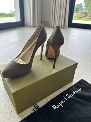 Zapatos de tacón verdes Rupert Sanderson