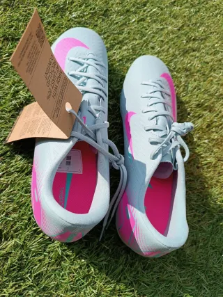 Scarpe calcio Nike Mercurial grigie rosa