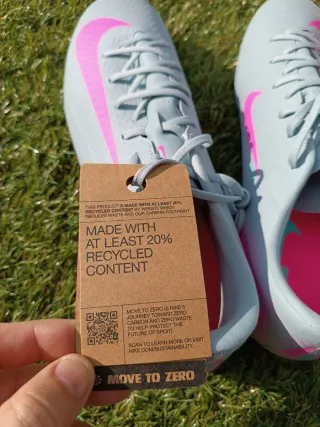 Scarpe calcio Nike Mercurial grigie rosa