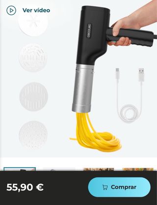 Máquina Pasta Cecotec 40W sin abrir en su caja