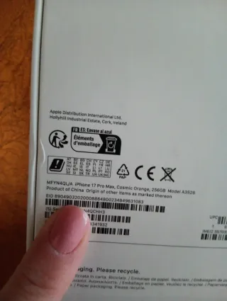 iPhone 17 Pro Max 256GB Naranja