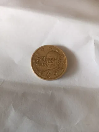 Moneda 50 céntimos colección 2002