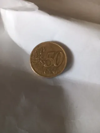 Moneda 50 céntimos colección 2002